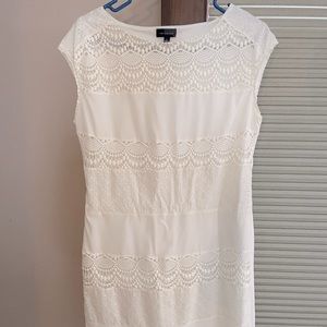 White Loft Dress with pattern